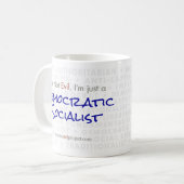 民主社会主義 – 私は邪悪なマグカップではない コーヒーマグカップ (正面左)