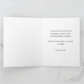 民事おもしろいエンジニアリング卒業カード カード (内部)