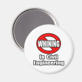 民事エンジニアリングで泣き言を言わない マグネット (正面/裏面)