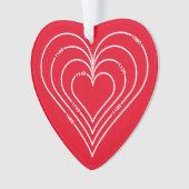 民事エンジニアリングハート オーナメント (正面)