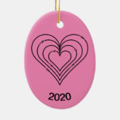 民事エンジニアリングハート セラミックオーナメント (裏面)