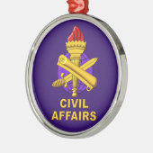 民事評議クリスマス メタルオーナメント (左)