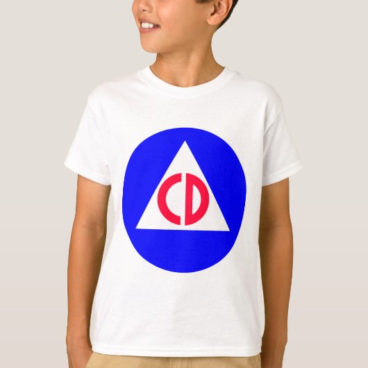 民事防衛 Tシャツ (正面)