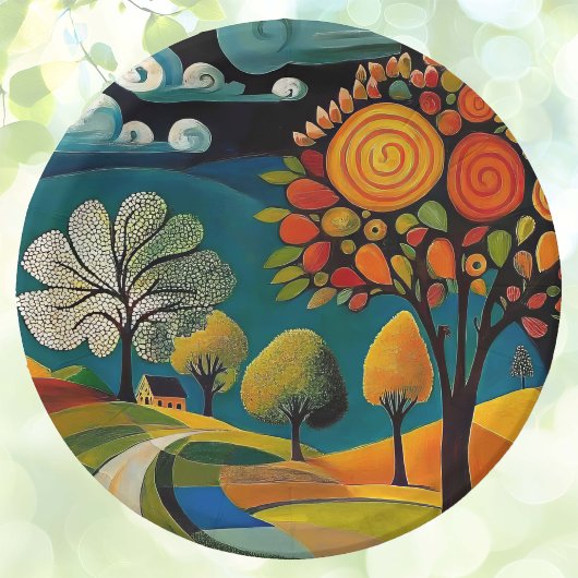 民俗な田舎 ペーパープレート