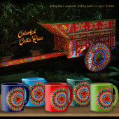 民俗カラフルデザインマグ マグカップ