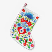 民俗クリスマスストッキング スモールクリスマスストッキング (正面 (吊り時))