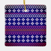 民俗スタイリッシュなデザインのアクリルのオーナメント セラミックオーナメント (正面)