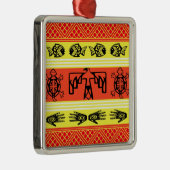 民俗デザイン メタルオーナメント (右)