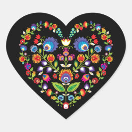 民俗ハートワイシナンキスタイル ハートシール
