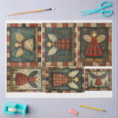 民俗初期のの聖降誕祭の天使 薄葉紙 (クラフト)