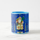 民俗初期のボルチモアキルト父クリスマス ツートーンマグカップ (中央)