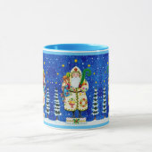 民俗初期のボルチモアキルト父クリスマス マグカップ (中央)