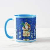 民俗初期のボルチモアキルト父クリスマス マグカップ (左)