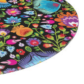 民俗学の花ワイシナンキブラック  カッティングボード (角)