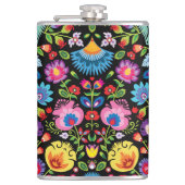 民俗学の花ワイシナンキブラック  フラスク (正面)