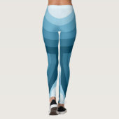 民俗的なパターン抽象化 レギンス (裏面)