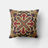 民俗的モチーフ クッション (裏面)