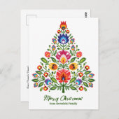 民俗魔法の魔法:低いクリスマスインスパイア ポストカード (正面/裏面)