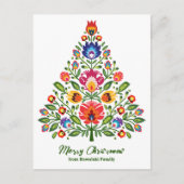 民俗魔法の魔法:低いクリスマスインスパイア ポストカード (正面)