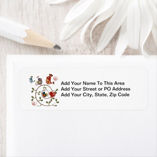 民俗鳥類 ラベル (インサイチュ)