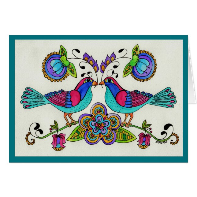 民俗鳥 (正面横)