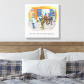 民兵フライデイズキャンバス印刷 キャンバスプリント (インサイチュ (寝室))