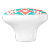 民多彩族パターン セラミックノブ (側面)