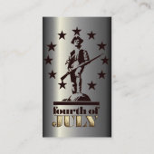 民天1776年7月4日 名刺 (裏面)