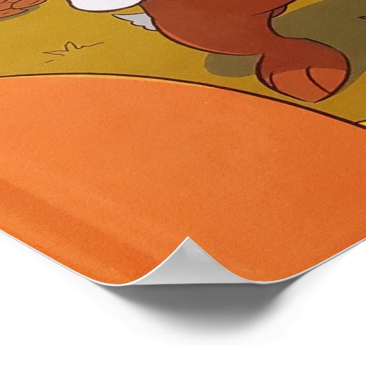 民家のポスターで過ごした夜 ポスター (角)