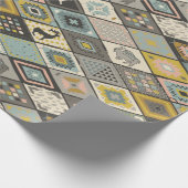 民族かわいらし様式 ラッピングペーパー (角)