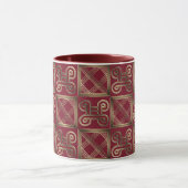 民族のアフリカのスタイルAdinkra Simbols マグカップ (中央)