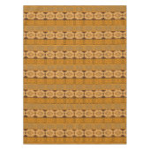 民族のアフリカのストライプのな種族パターン テーブルクロス (正面)