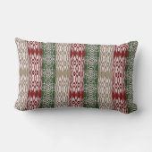 民族のアフリカの種族のストライプなパターン ランバークッション (裏面)