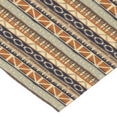 民族のアフリカの種族の幾何学的なパターン ショートテーブルランナー (コーナー)