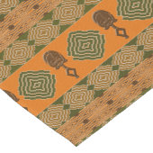 民族のアフリカの種族の幾何学的なパターン ショートテーブルランナー (コーナー)