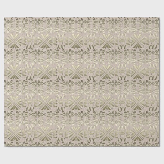 民族のアフリカの種族の幾何学的なパターン ラッピングペーパー (フラット)