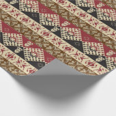 民族のアフリカの種族の幾何学的 ラッピングペーパー (角)