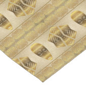 民族のアフリカの種族の金勾配パターン ショートテーブルランナー (コーナー)