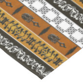 民族のアフリカの種族は縞で飾ります テーブルクロス (アングル)