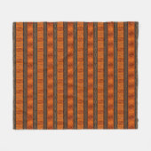 民族のアフリカの種族パターン。 Adinkra simbols. フリースブランケット (正面(横))