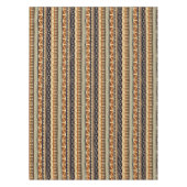 民族のアフリカの継ぎ目が無いパターン テーブルクロス (正面)