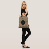 民族のアフリカの継ぎ目が無いpattern.monogram. トートバッグ (モデル)