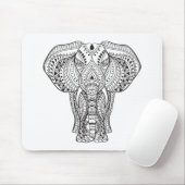 民族のインドゾウ マウスパッド (マウス)