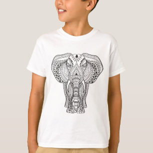 民族のインドゾウ Tシャツ