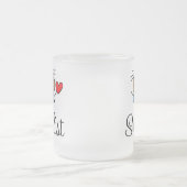 民族のスタイリストのマグ フロストグラスマグカップ (中央)