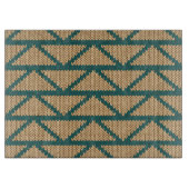 民族のスタイルによって編まれるパターン カッティングボード (正面)