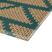 民族のスタイルによって編まれるパターン カッティングボード (角)