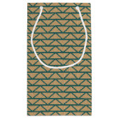 民族のスタイルによって編まれるパターン スモールペーパーバッグ (裏面)