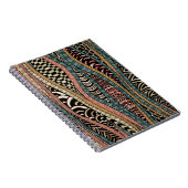 民族のスタイルの抽象的なパターン ノートブック (右側)