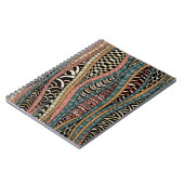 民族のスタイルの抽象的なパターン ノートブック (左側)